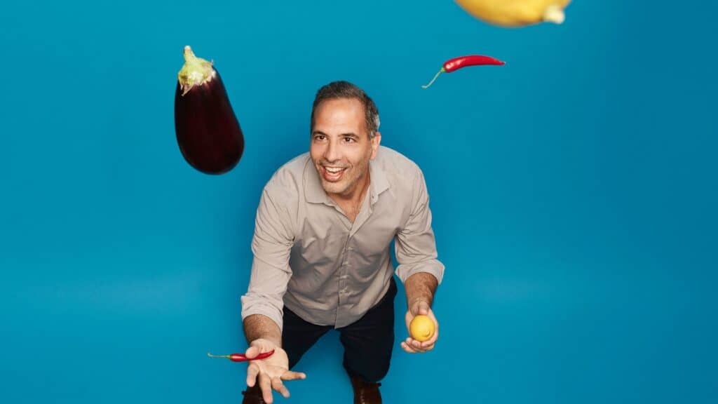 Yotam Ottolenghi, zöldségek, gomba, buggyantott tojás